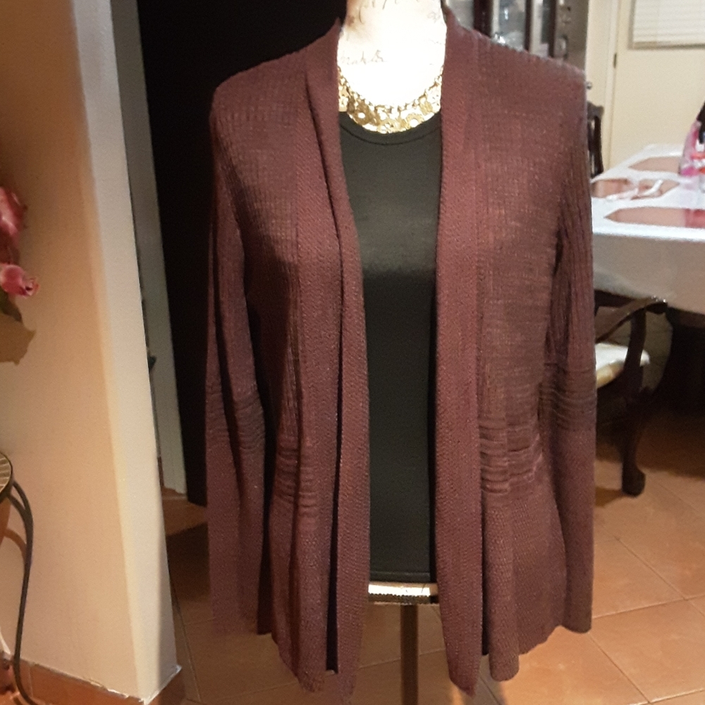 APT.9 Burgundy Cardiqan